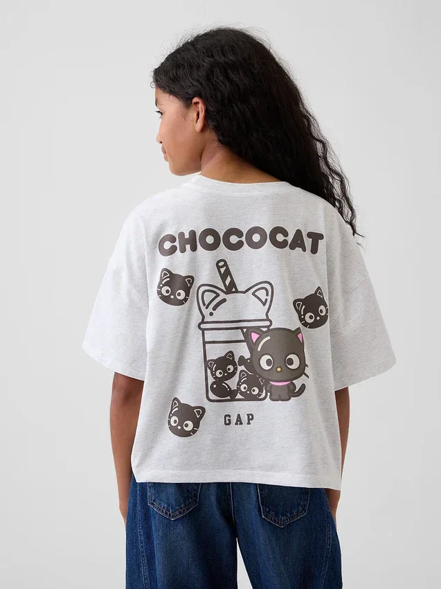 Oversized boxig T-shirt för barn med Hello Kitty