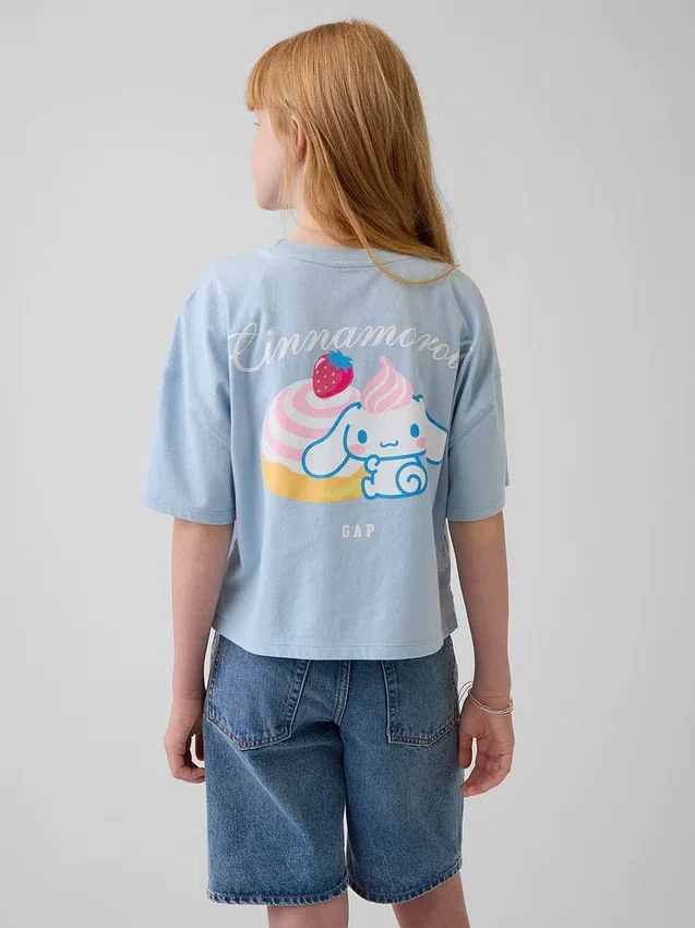 Oversized boxig T-shirt för barn med Hello Kitty