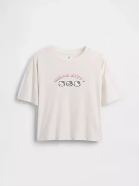 Oversized boxig T-shirt för barn med Sanrio-motiv
