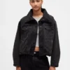 Oversized cocoonjacka i denim