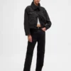 Oversized cocoonjacka i denim