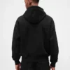 Oversized-hoodie i extra tjock fransk frotté med logo för vuxna