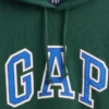 Oversized-hoodie i extra tjock fransk frotté med logo för vuxna