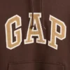 Oversized-hoodie i extra tjock fransk frotté med logo för vuxna