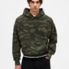 Oversized-hoodie i tjockt tyg för vuxna