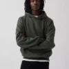 Oversized-hoodie i tjockt tyg för vuxna