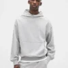 Oversized-hoodie i tjockt tyg för vuxna