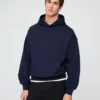 Oversized-hoodie i tjockt tyg för vuxna