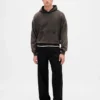Oversized-hoodie i tjockt tyg för vuxna