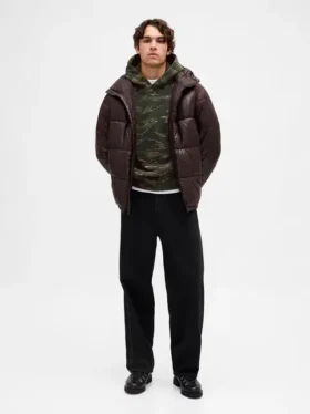 Oversized-hoodie i tjockt tyg för vuxna