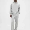 Oversized-hoodie i tjockt tyg för vuxna