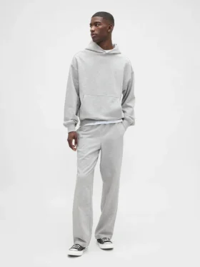Oversized-hoodie i tjockt tyg för vuxna