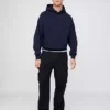 Oversized-hoodie i tjockt tyg för vuxna