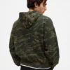 Oversized-hoodie i tjockt tyg för vuxna
