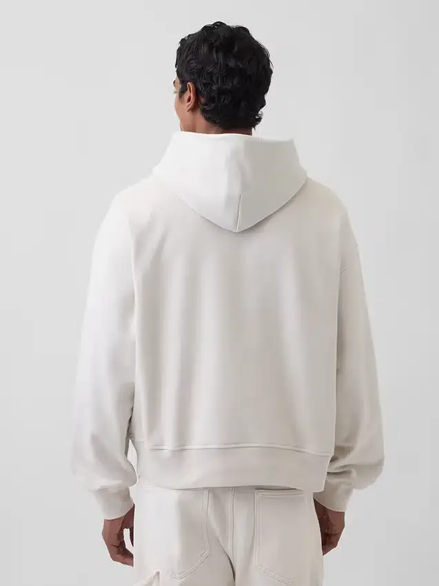 Oversized-hoodie i tjockt tyg för vuxna