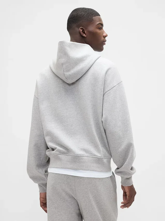 Oversized-hoodie i tjockt tyg för vuxna