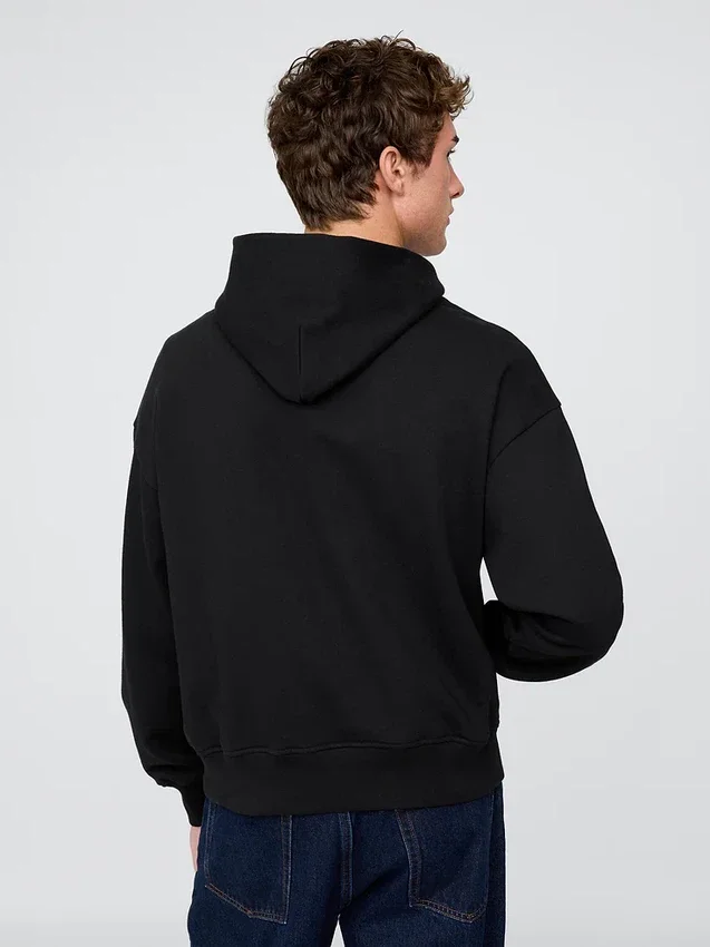 Oversized-hoodie i tjockt tyg för vuxna