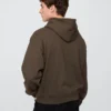 Oversized-hoodie i tjockt tyg för vuxna