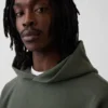 Oversized-hoodie i tjockt tyg för vuxna