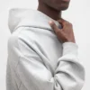 Oversized-hoodie i tjockt tyg för vuxna