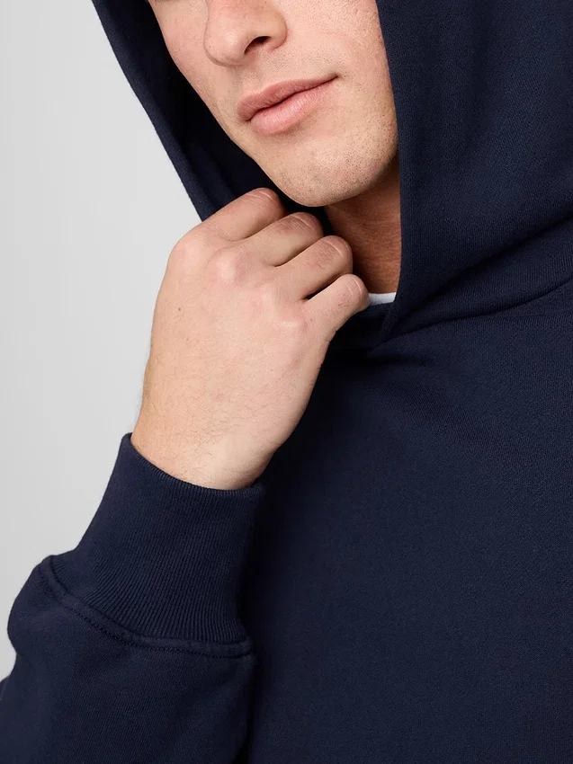 Oversized-hoodie i tjockt tyg för vuxna