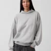 Oversized-hoodie i tjockt tyg för vuxna