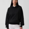 Oversized-hoodie i tjockt tyg för vuxna
