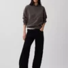 Oversized-hoodie i tjockt tyg för vuxna