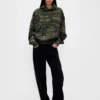 Oversized-hoodie i tjockt tyg för vuxna