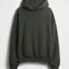 Oversized-hoodie i tjockt tyg för vuxna