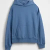 Oversized-hoodie i tjockt tyg för vuxna
