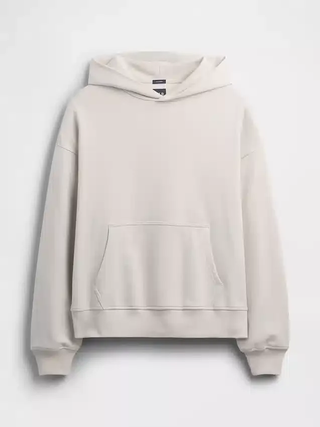 Oversized-hoodie i tjockt tyg för vuxna