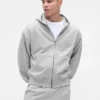 Oversized hoodie med dragkedja för vuxna