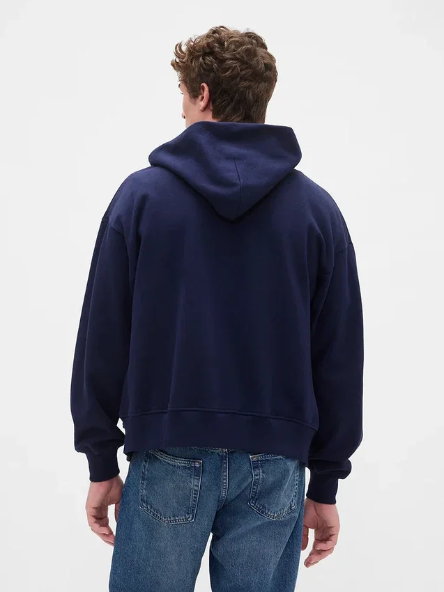 Oversized hoodie med dragkedja för vuxna