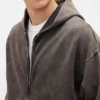 Oversized hoodie med dragkedja för vuxna
