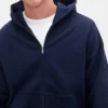 Oversized hoodie med dragkedja för vuxna