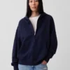 Oversized hoodie med dragkedja för vuxna