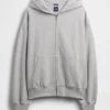 Oversized hoodie med dragkedja för vuxna