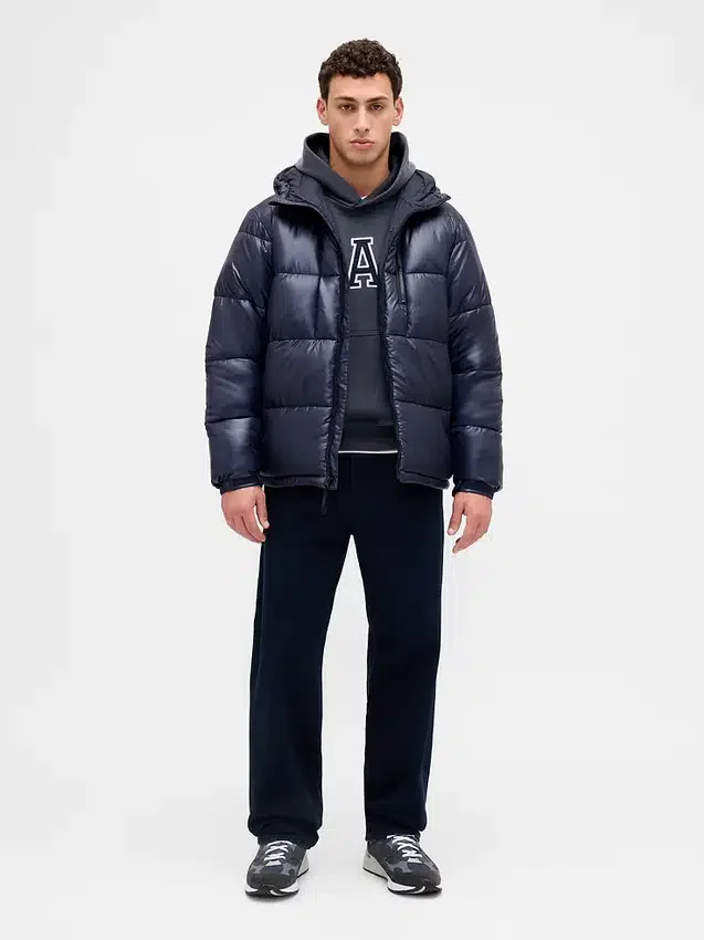 Oversized-hoodie med logo för vuxna