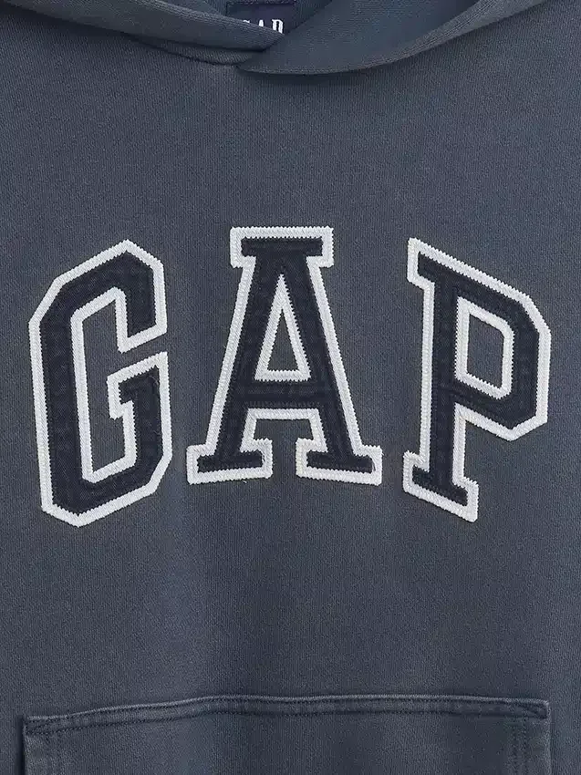 Oversized-hoodie med logo för vuxna