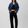 Oversized ikonisk jeansjacka