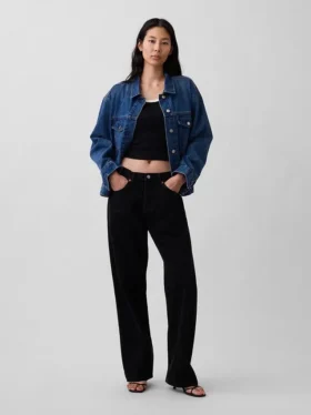 Oversized ikonisk jeansjacka