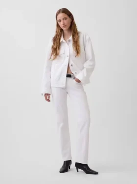 Oversized ikonisk jeansjacka