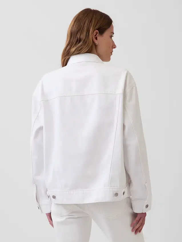 Oversized ikonisk jeansjacka