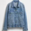 Oversized ikonisk jeansjacka