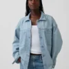 Oversized jeansjacka