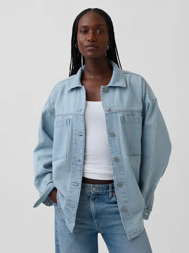 Oversized jeansjacka