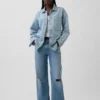 Oversized jeansjacka