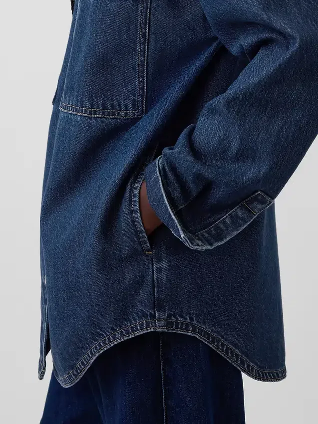 Oversized jeansjacka