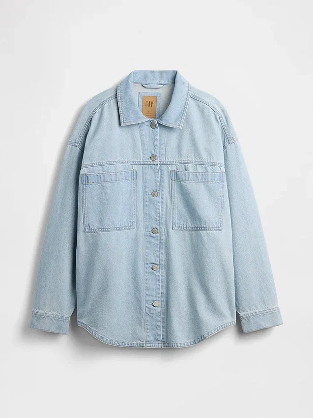 Oversized jeansjacka